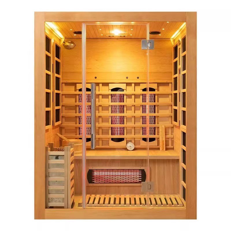 Sala de sauna de pedra vulcânica para 4 a 6 pessoas