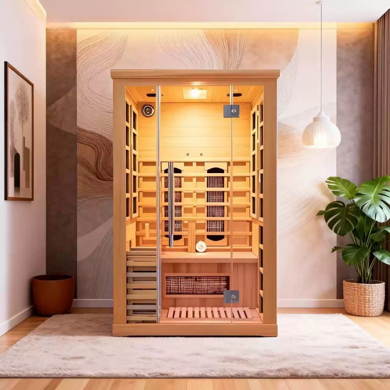 Saunas úmidas e secas para uma única pessoa